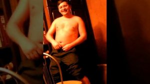 И снова стрептиз, но уже дома