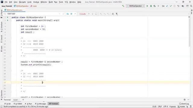 Java tutorial for beginners - 6 | Java Operators | Bit Wise Operator