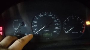 Приборная панель Мазда 626 GF 1.8 проверка ошибок.