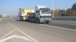 Перевозка гусеничного крана ДЭК-251