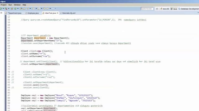JAVA ORM - (ders 6 ) OneToOne OneToMany ManyToMany part 2
