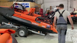 Прицеп самосвал для водометной лодки