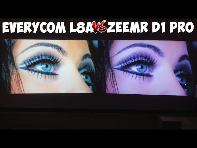 СРАВНЕНИЕ НЕДОРОГИХ ПРОЕКТОРОВ ZEEMR D1 Pro И Everycom L8A смотреть онлайн