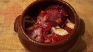 Мясо под соусом