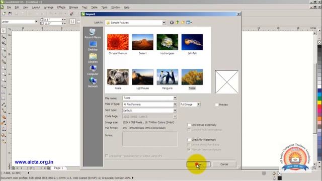 Corel Draw X5 Online Tutorials || Power Clip, Copy Effect & Page Curl and Vignette || Chapter 12