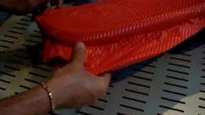 Обтяжка панели 3-D карбоном