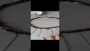 Обзор колье в стиле гранж из натурального граната.