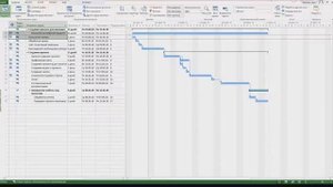Создание проекта календарного плана в MS Project