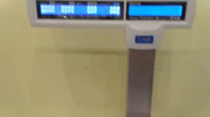 Автономная печать этикеток с весов CAS CL5000J