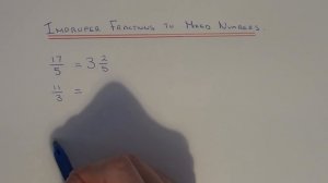 Converting improper fractions to mixed numbers hd video.m2ts