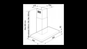 Вытяжка 60 см Korting — Вытяжки кухонные
