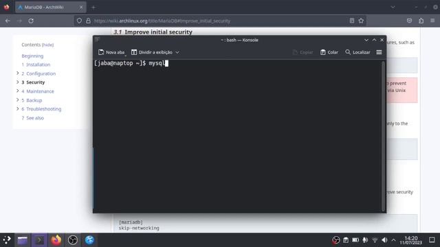 Laravel + Nginx + Arch Linux (Endeavour) + MariaDB - O setup augmentado смотреть онлайн