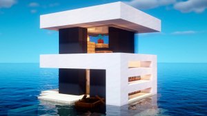 ХАЙ-ТЕК ДОМ НА ВОДЕ В МАЙНКРАФТ!