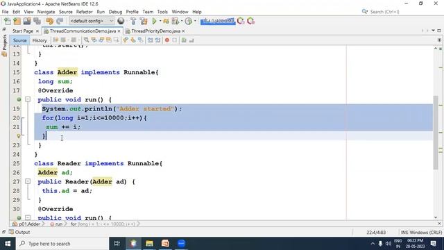 Inter Thread Communication in java using wait() and notify() method. смотреть онлайн