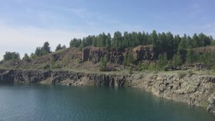Заброшенный карьер, озеро Забой. Новосибирская область поселок Горный.