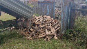 Газель самосвал разгрузка дров