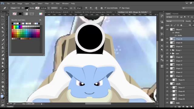 TUTORIAL How to use The Pen tool [Vectoring] in Photoshop 2016 смотреть онлайн
