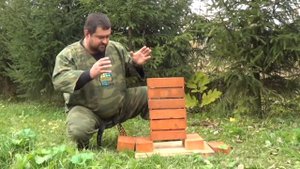 Как разбить кирпич?