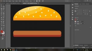 Adobe Illustrator Tutorial - Flat Design Burger