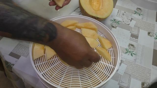 Дыня в электросушилке/Dried melon смотреть онлайн