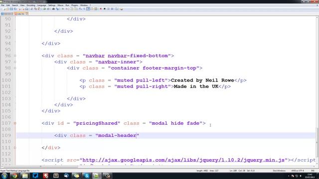Responsive Web Design With Bootstrap (2.3.2) - #6 - Modals (Popup Boxes) смотреть онлайн