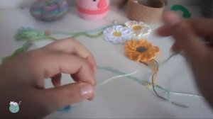 Flor marcapáginas a crochet / crochet flower bookmark