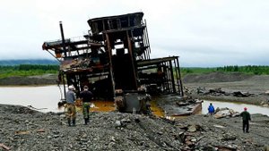 Интересные моменты в дороге / Заброшеная драга в поселке Кытлым / Карпинск Свердловская область