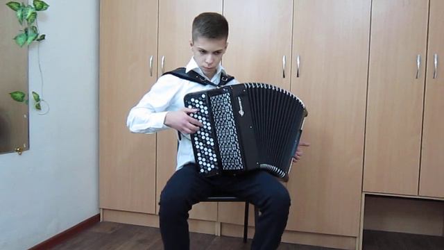Кутепов Артем - Б. Мокроусов " Одинокая гармонь" обр А.Беляева