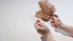 Музыкальный шумовой народный инструмент Трещотка пластинчатая на ручке от Мастерской Сереброва