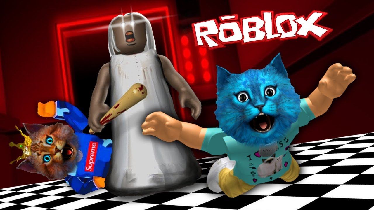 Roblox игра с котятами. Котик РОБЛОКС. Котенок лайк РОБЛОКС ГРЕННИ. Котёнок лайк ГРЕННИ 2. Котёнок лайк и котёнок Игроман ГРЕННИ.