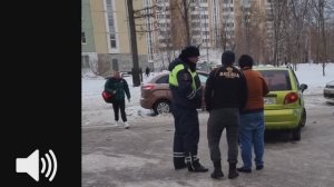 Водитель отказывался признавать вину в ДТП-Терпение инспектора:"Ты за сколько баранов права купил?"