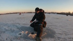 Тренировка команды Волжанка НЕРО зимняя рыбалка на мормышку ловля плотвы и окуня