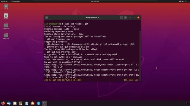 Install Git on Ubuntu in 2 mins смотреть онлайн