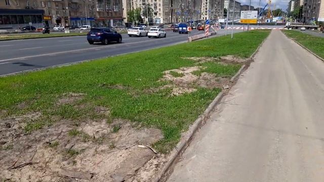 Реконструкция Ленинского проспекта в Москве 07.06.2021 года (продолжение). смотреть онлайн