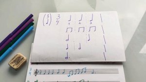 КАК РАЗДЕЛИТЬ МЕЛОДИЮ НА ТАКТЫ? РАЗМЕР 3/4