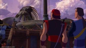 Sinbad multfilm uzbek tilida / sakkiz oyoq bilan olishuv | multfilmdan parcha