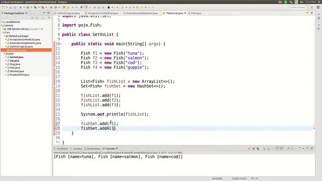 Java Set vs List смотреть онлайн