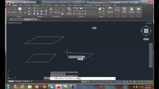 AutoCAD I 07-22 Polar Tracking Overrides смотреть онлайн
