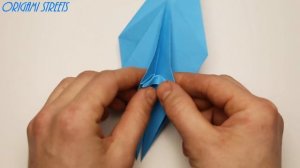 Как сделать попугая из бумаги. ? Оригами попугай ?из бумаги.