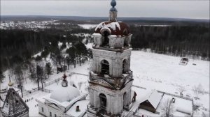 Погост Дмитрия Солунского. Храмовый комплекс. Видео с коптера. Экспедиция 2020 autokraeved.ru