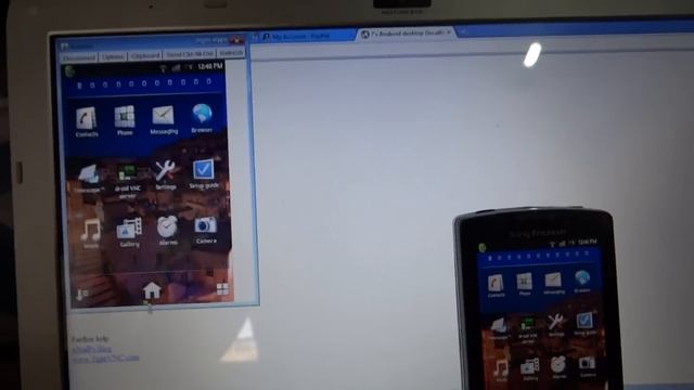 Remote your Android from PC with Droid VNC Server