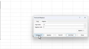 Find and Replace Option In Excel