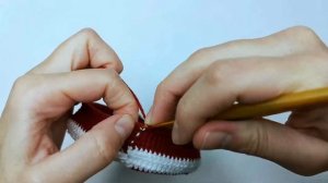 I часть. Мастер класс по вязанию Деда Мороза крючком. Туловище.