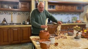 ГОВЯЖЬЯ ГОЛОВА В МАРИНАДЕ ИЗ АЙРАНА И ЧЕСНОКА. ОЧЕНЬ ВКУСНО!