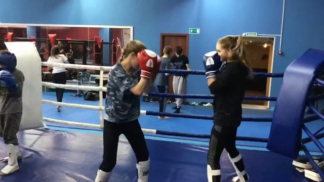 Кикбоксинг. Отработка.