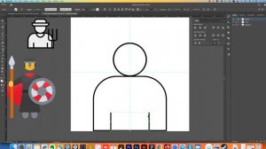 Как нарисовать контурную иконку с нуля в Adobe illustrator. Векторная графика