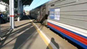 ДАНТВ 2016: Электровоз чс7-267 с скорым поездом 375/376 Воркута-Москва.