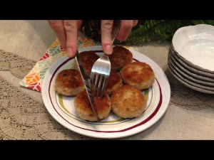 Котлеты из свинины и курицы