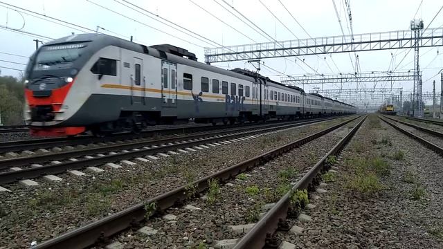 ЭД4М-0503 "РЭКС" следует у пл. Новогиреево. смотреть онлайн