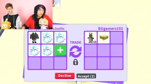 Can We Beat The ANGEL vs DEMON Trade Challenge In Roblox ADOPT ME!? (NEON PET TRADES!) смотреть онлайн